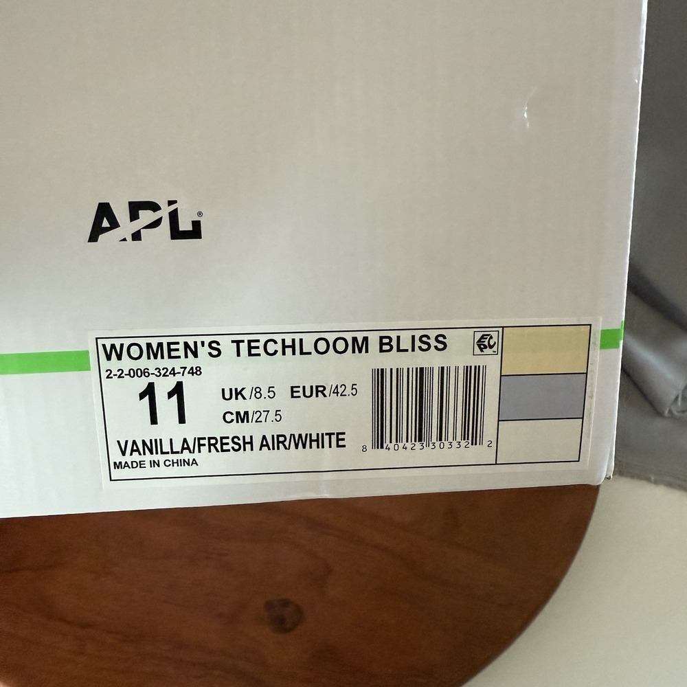 Athletic Propulsion Labs APL TechLoom Bliss Women's Size 11 Comfort Shoe Vanilla - Picture 14 of 14